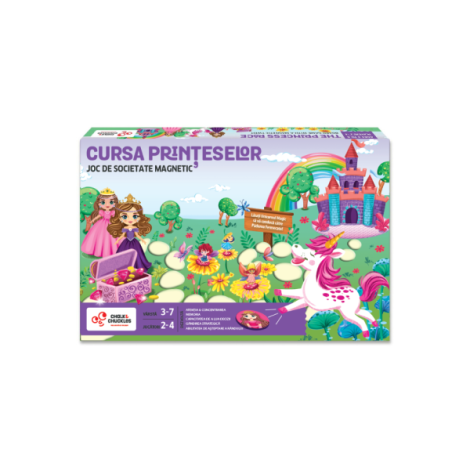 castel gonflabil jumbo Joc de societate magnetic - cursa printeselor